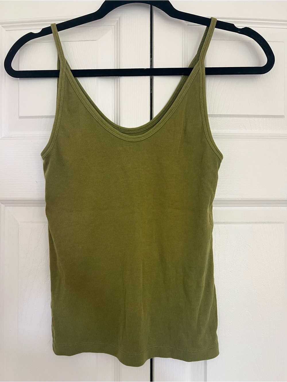 Universal Thread Olive Ribbed Camisole Tank - Picture 2 of 3